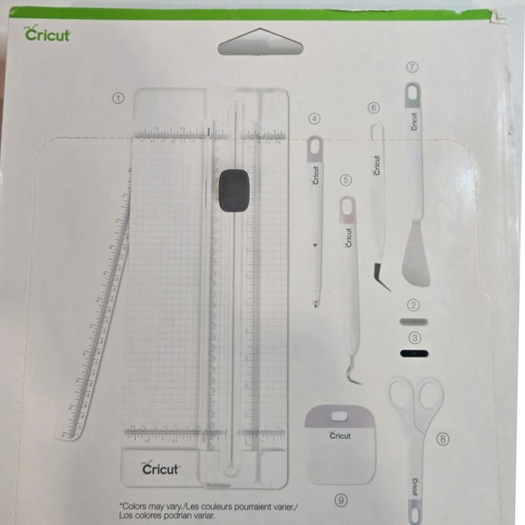 Cricut Essential Tool Set 7-Piece Crafting Kit with Portable Trimmer 2006696 NEW - Picture 2 of 4